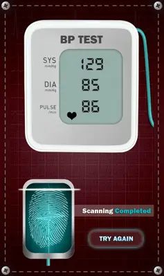 Bp Finger Scanner Prank android App screenshot 0